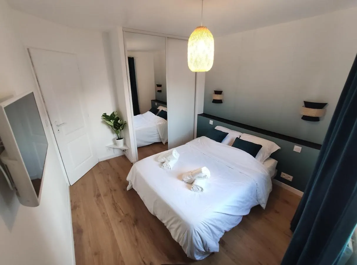 Apartmán L'Emeraude - Logement Tout Confort - Wifi - Parking - Centre Ville Vannes Francie
